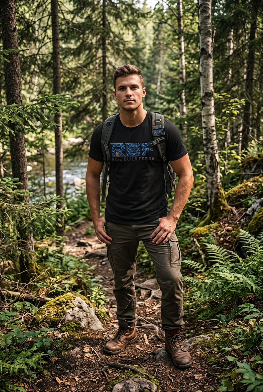Digital Camo RBF - Woodland Scene