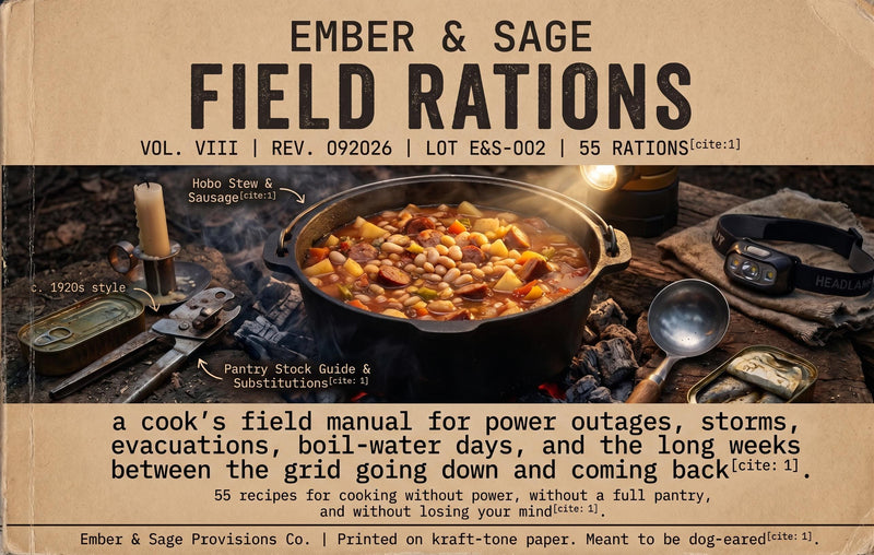 Field Rations — 55-Recipe Digital Pantry Cookbook