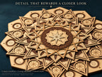 Celestial Compass Mandala SVG, Layered Laser Cut Files, Digital Download — image 9