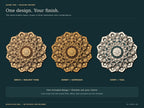 Celestial Compass Mandala SVG, Layered Laser Cut Files, Digital Download — image 14