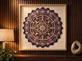Celestial Compass Mandala SVG, 10-Layer Digital Laser Cut Files