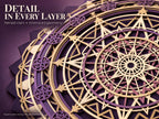 Celestial Compass Mandala SVG, 10-Layer Digital Laser Cut Files — image 3