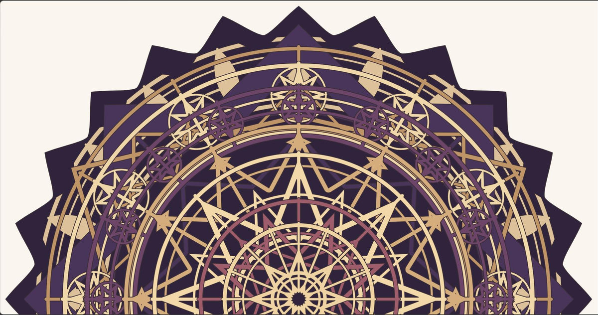 Celestial Compass Mandala SVG, 10-Layer Digital Laser Cut Files — image 7