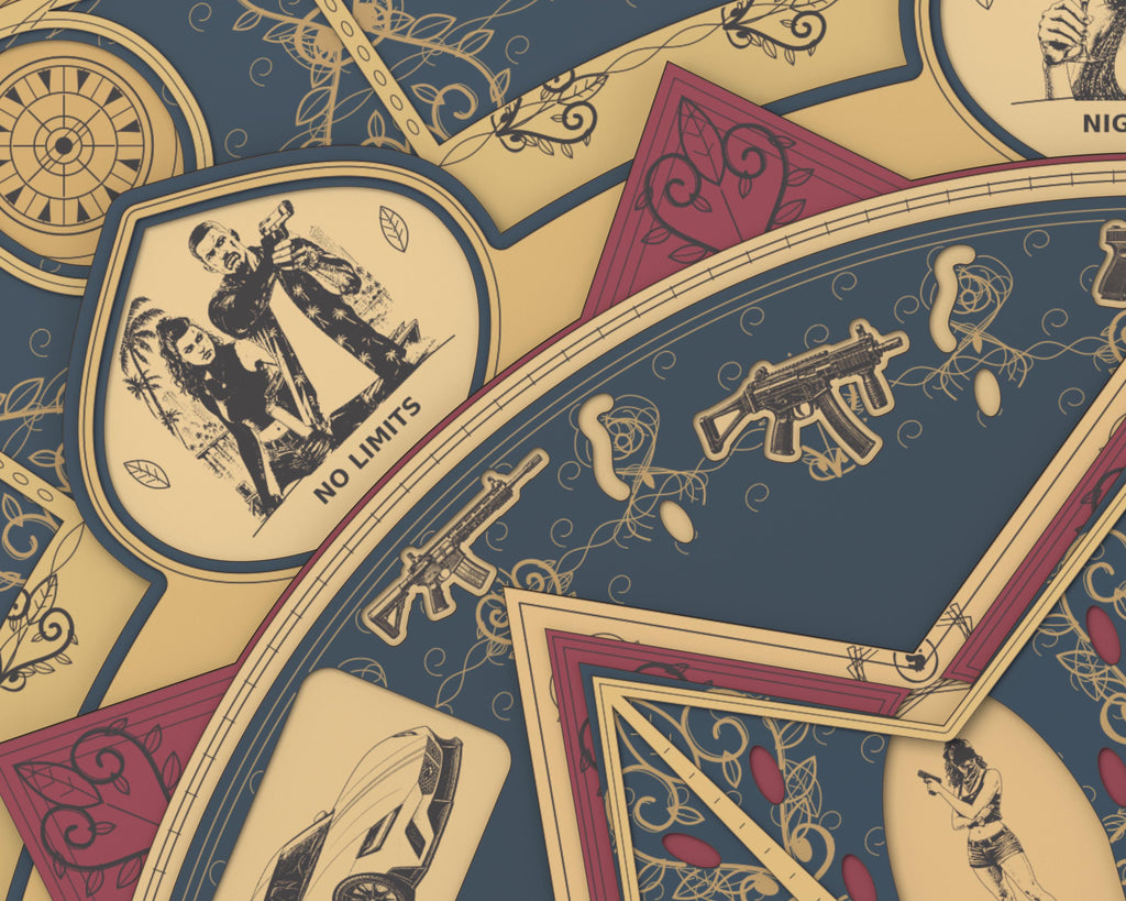 Vice City Mandala Laser Cut Files, 16-Layer SVG and DXF Digital Download — image 13