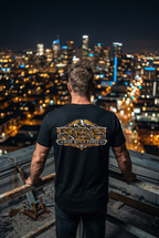 Forged Carbon Gold T - Back Rooftop Scene
