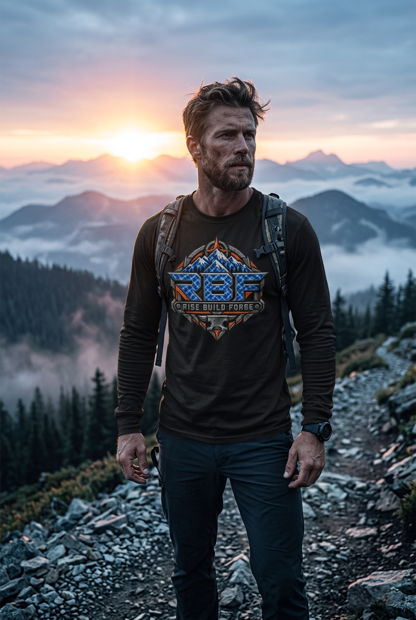 RBF Long Sleeve - Mountain Scene