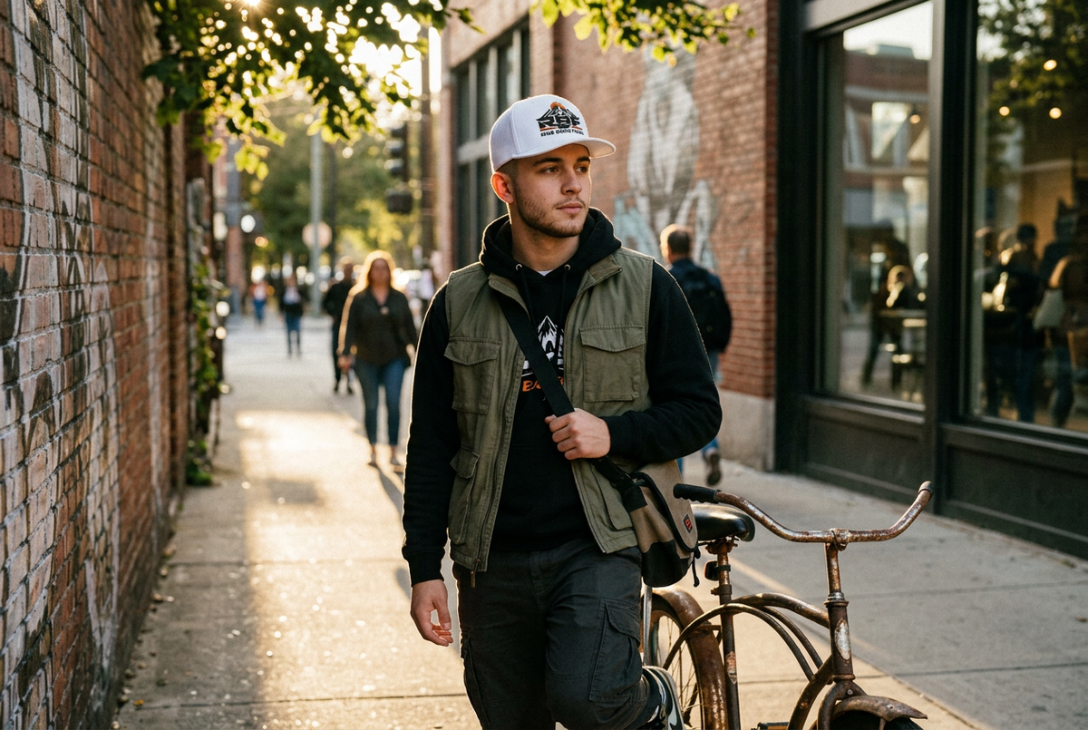 RBF Snapback Urban Lifestyle Mockup